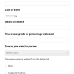 College Application Form