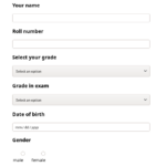 scholarship application form