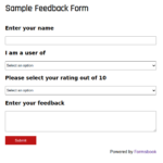 Feedback Form