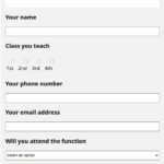 Teachers registration form